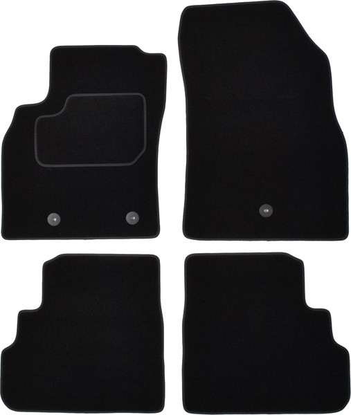 A041 OPL172 PRM 01 MAMMOOTH Floor mats OPEL Textile, Front and Rear, Quantity: 4, black