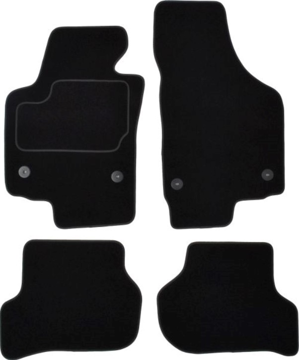 Fußmatten für Seat Leon 1P Gummi und Textil kaufen - Original Qualität und  günstige Preise bei AUTODOC