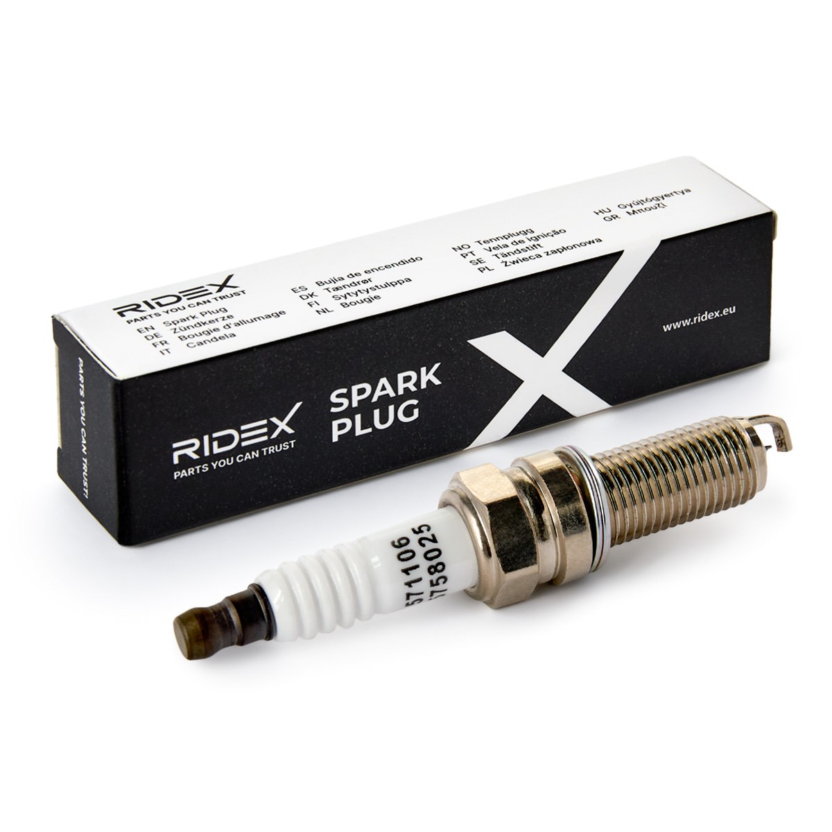 RIDEX 686S0169 Spark plug M 12 x 1,25, Spanner Size: 16