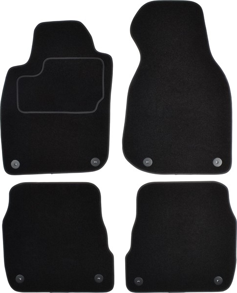 CUSTOPOL Tailored car mats rubber and textile AUDI A6 C5 Saloon (4B2) new AUD165C