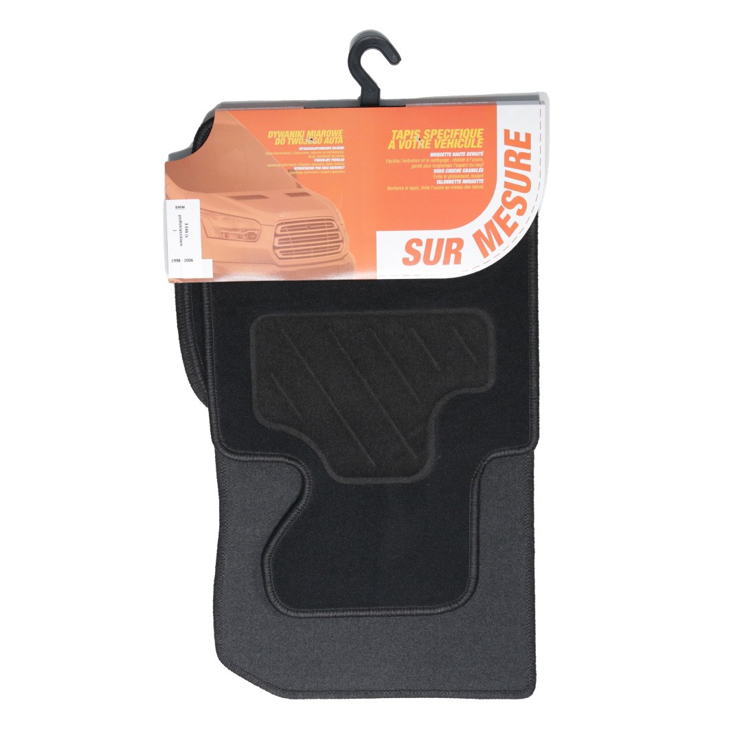 CUSTOPOL Floor liners rubber and textile BMW 5 Saloon (E28) new BM65C