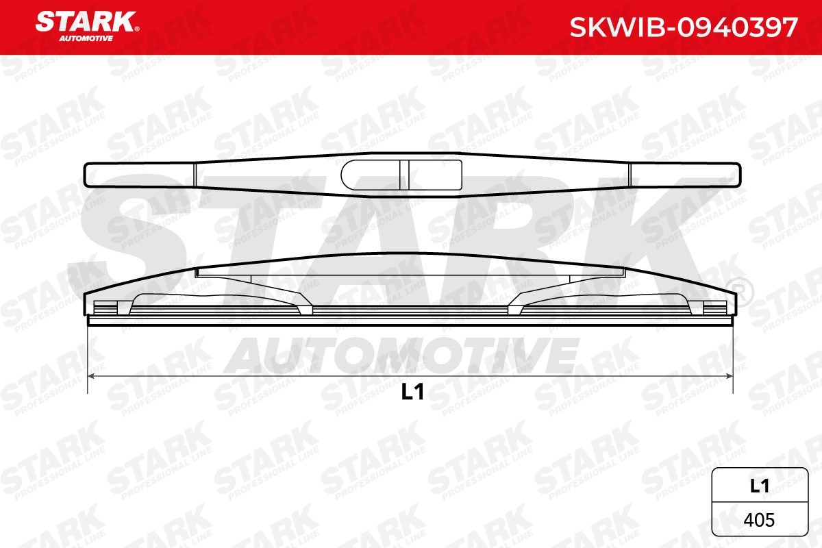 Rear wiper blade SKWIB-0940397 from STARK