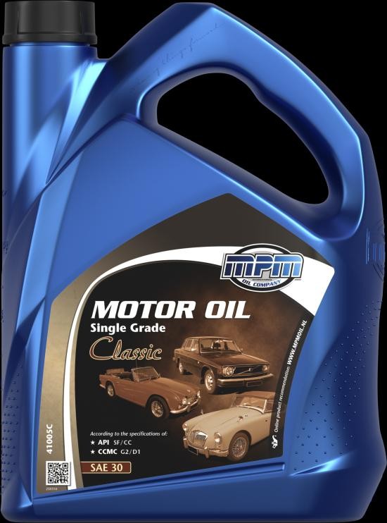 Buy Engine oil MPM petrol 41005C Single Grade, Classic SAE 30, 5l, Contains mineral oil, Mineral Oil