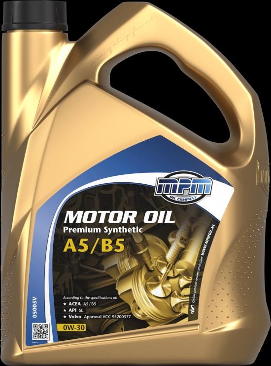 MPM Premium Synthetic, A5/B5 0W-30, 5l, Synthetic, Synthetic Oil Motor oil 05005V buy