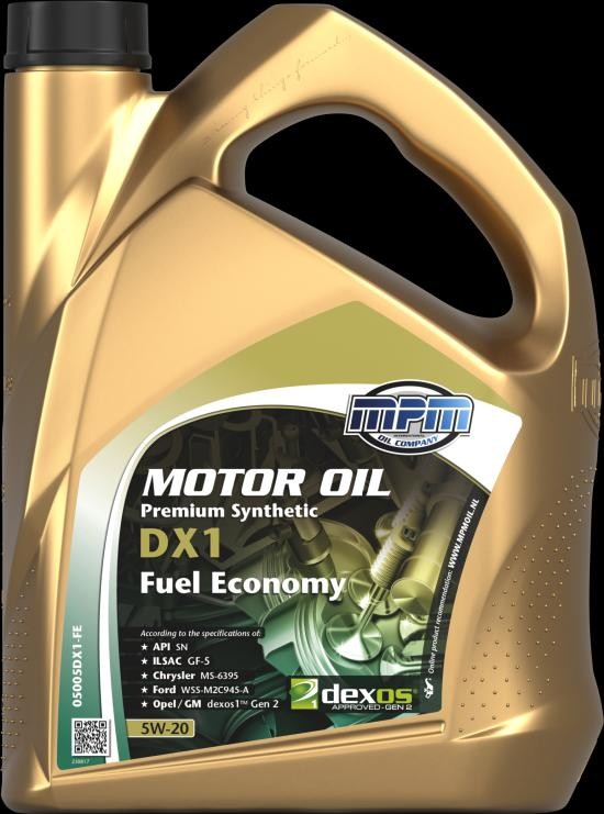 Engine oil Fiat 9.55535-CR1 MPM - 05005DX1-FE Premium Synthetic, DX1 Fuel Economy