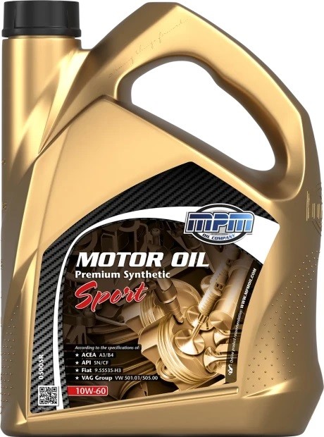 Car oil 10W-60 longlife diesel - 05005R MPM Premium Shynthetic, Sport