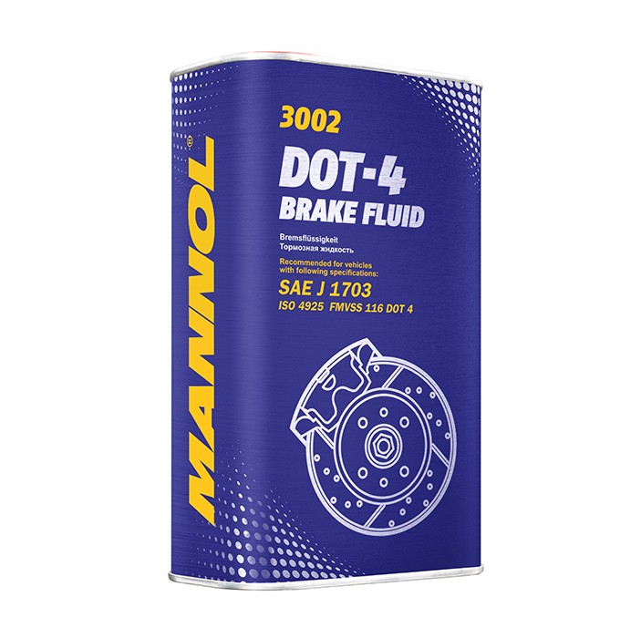 ECM FIREJET Bremsflüssigkeit 1l MANNOL Brake Fluid DOT-4, DOT 4 MN3002-1ME