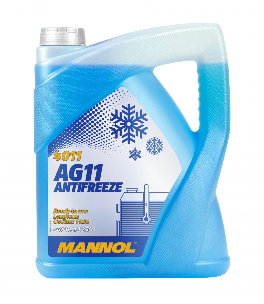 MN4011-5 MANNOL AG11 Longterm Kühlmittel G11 Blau, 5l ▷ AUTODOC Preis und  Erfahrung