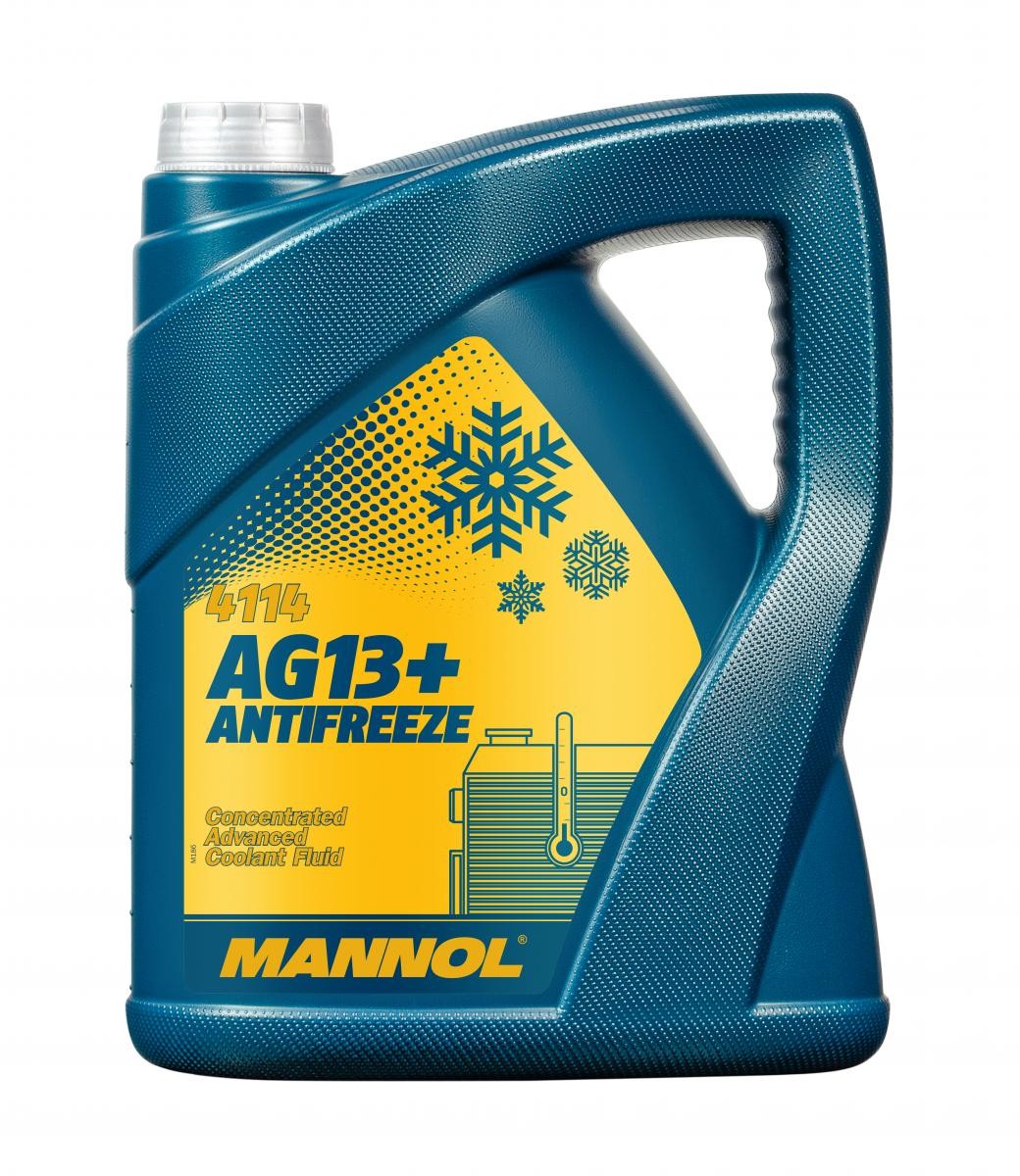 MANNOL AG13+ Advanced MN4114-5 Antifreeze G13 yellow, 5l, -38(50/50)