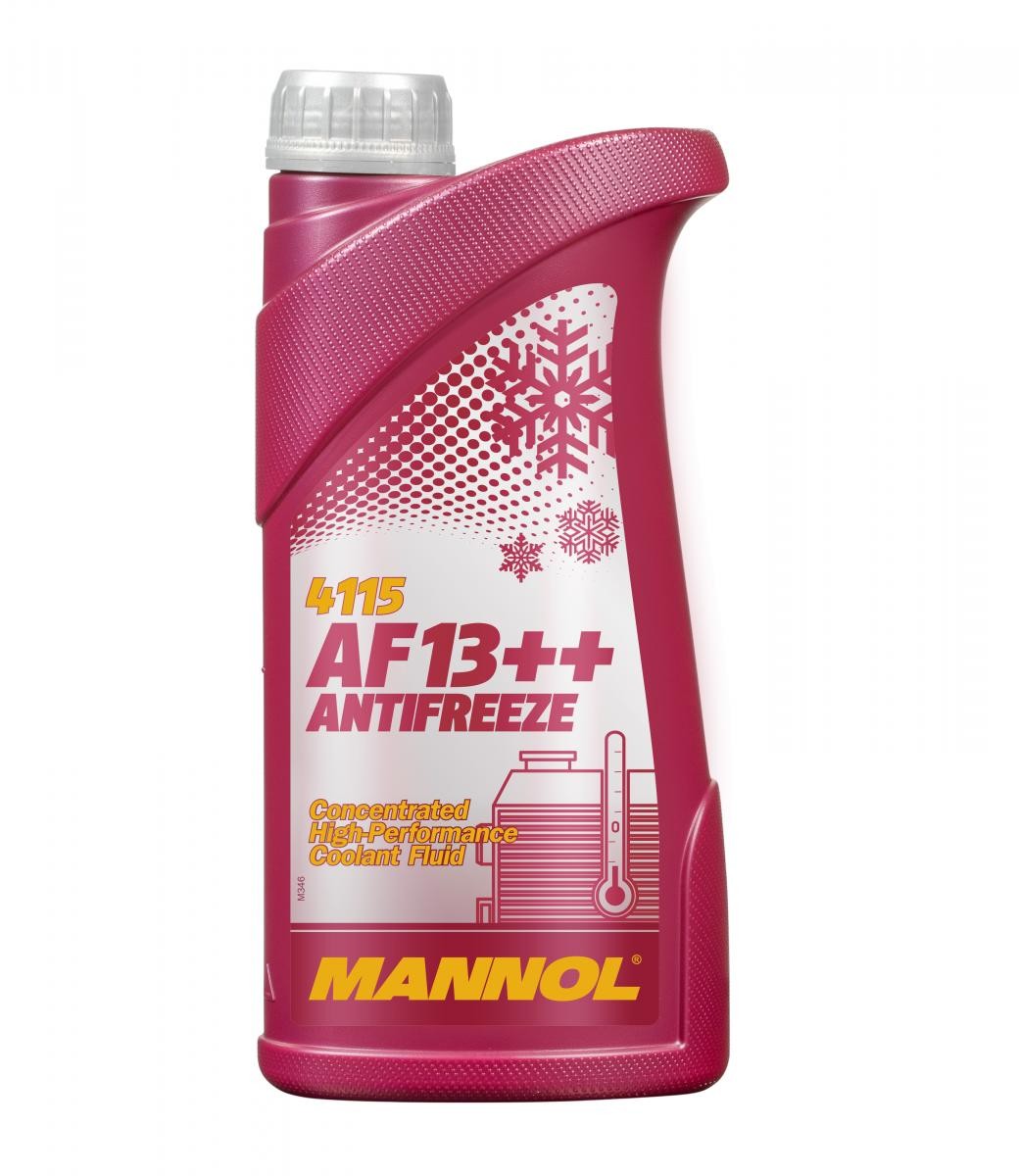 MVK DUAL Kühlmittel G12 Rot, 1l, -38(50/50) MANNOL AF13++, High-performance MN4115-1