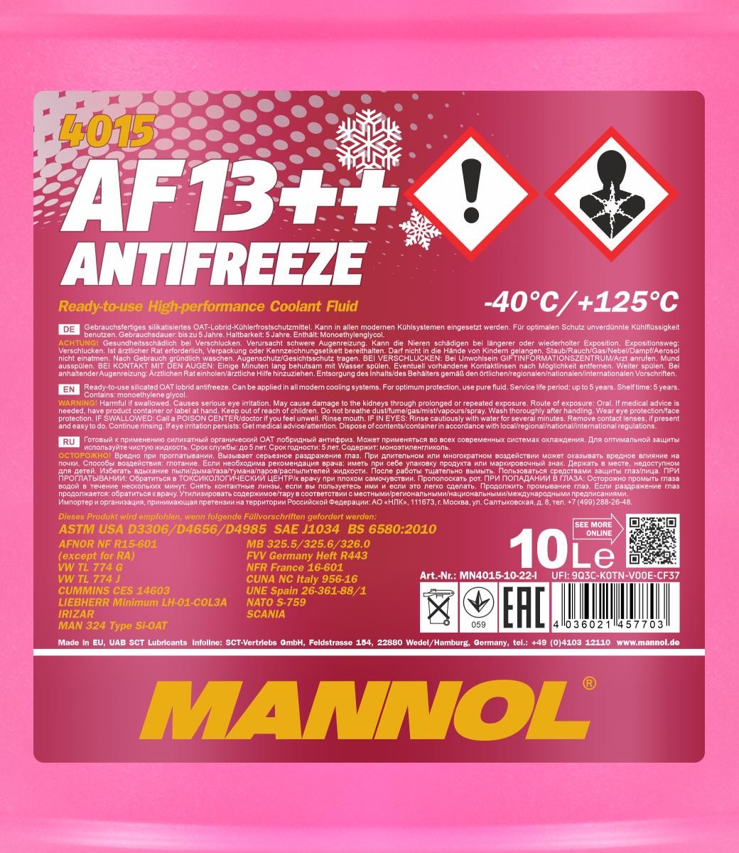 MANNOL | Kühlerfrostschutzmittel MN4015-10