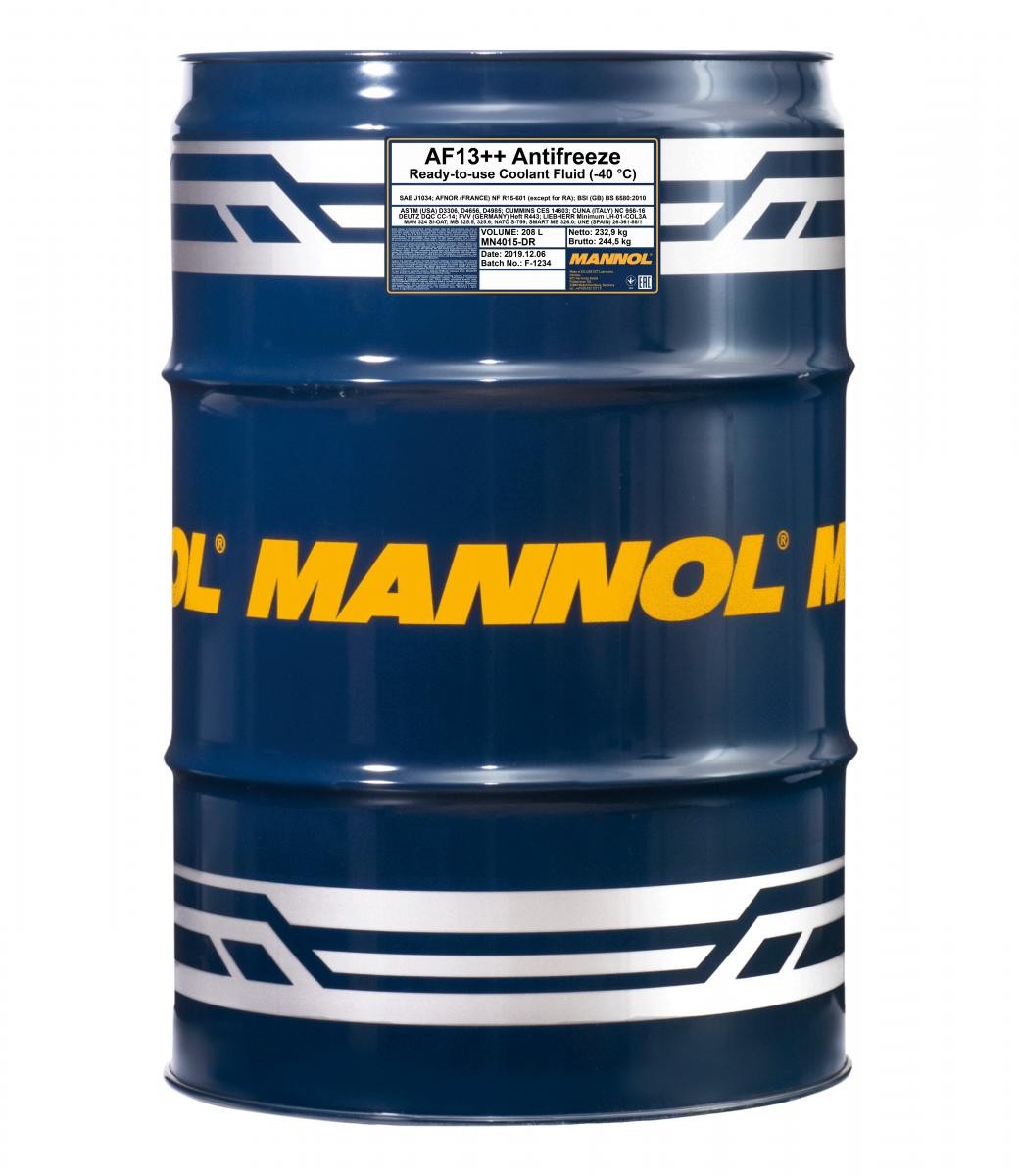 MANNOL MN4015-DR Kühlmittel für IVECO EuroFire LKW in Original Qualität