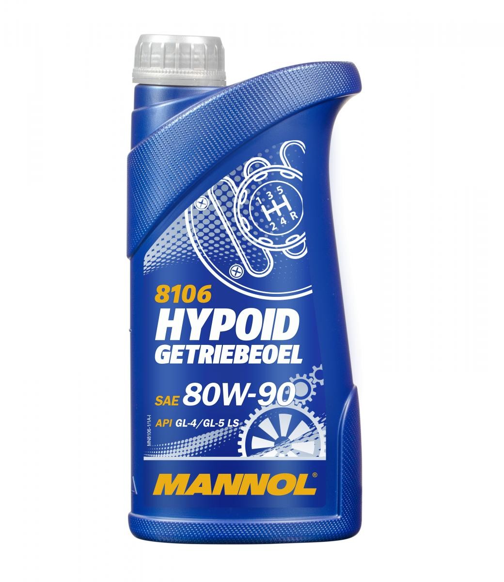 MANNOL Hypoid GL-5 MN8106-1 Transmission fluid 80W-90, Mineral Oil, Capacity: 1l