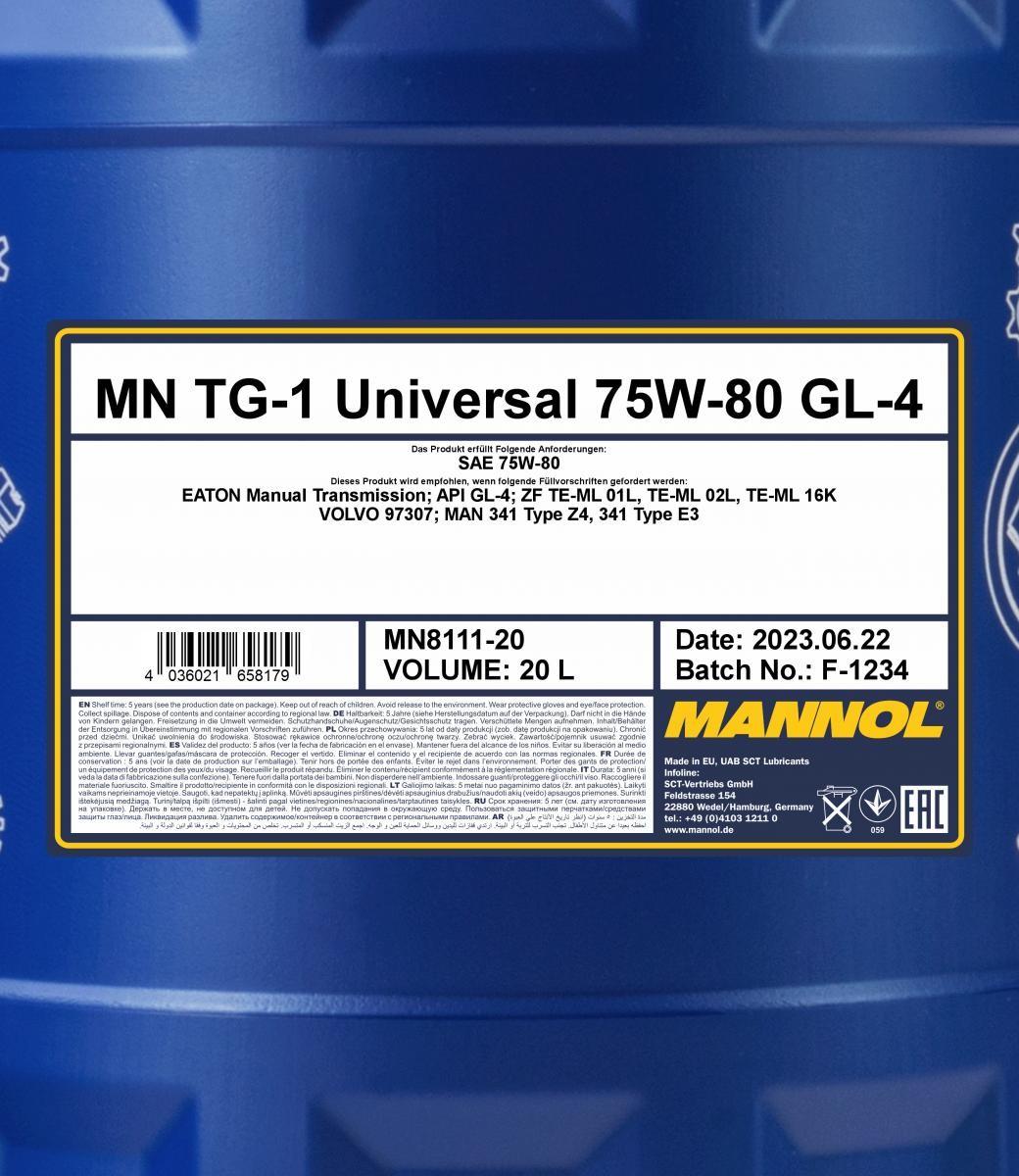 MANNOL Transmission oil MN8111-20