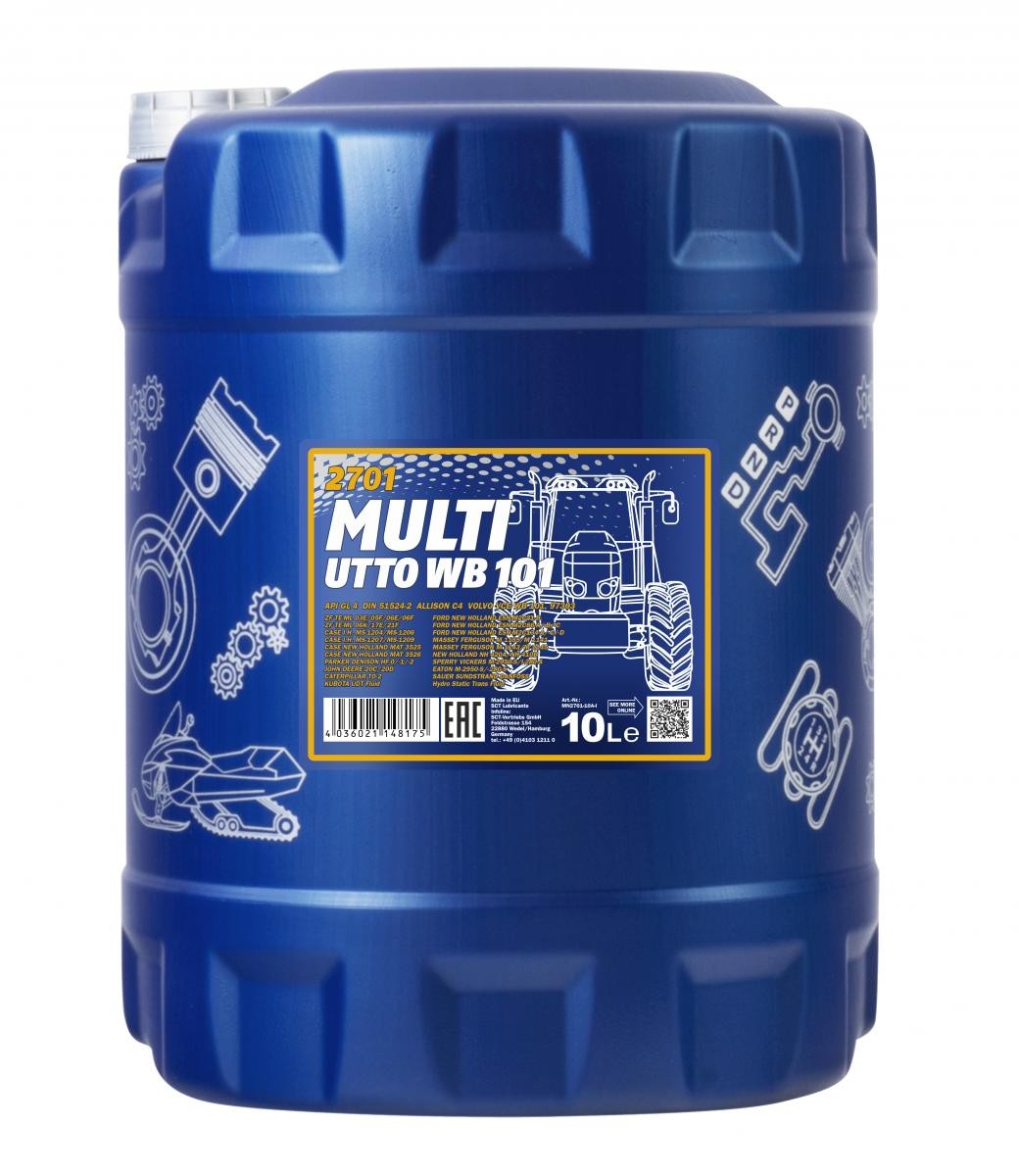 MANNOL Multi UTTO WB 101 MN2701-10 Transmission fluid Mineral Oil, Capacity: 10l