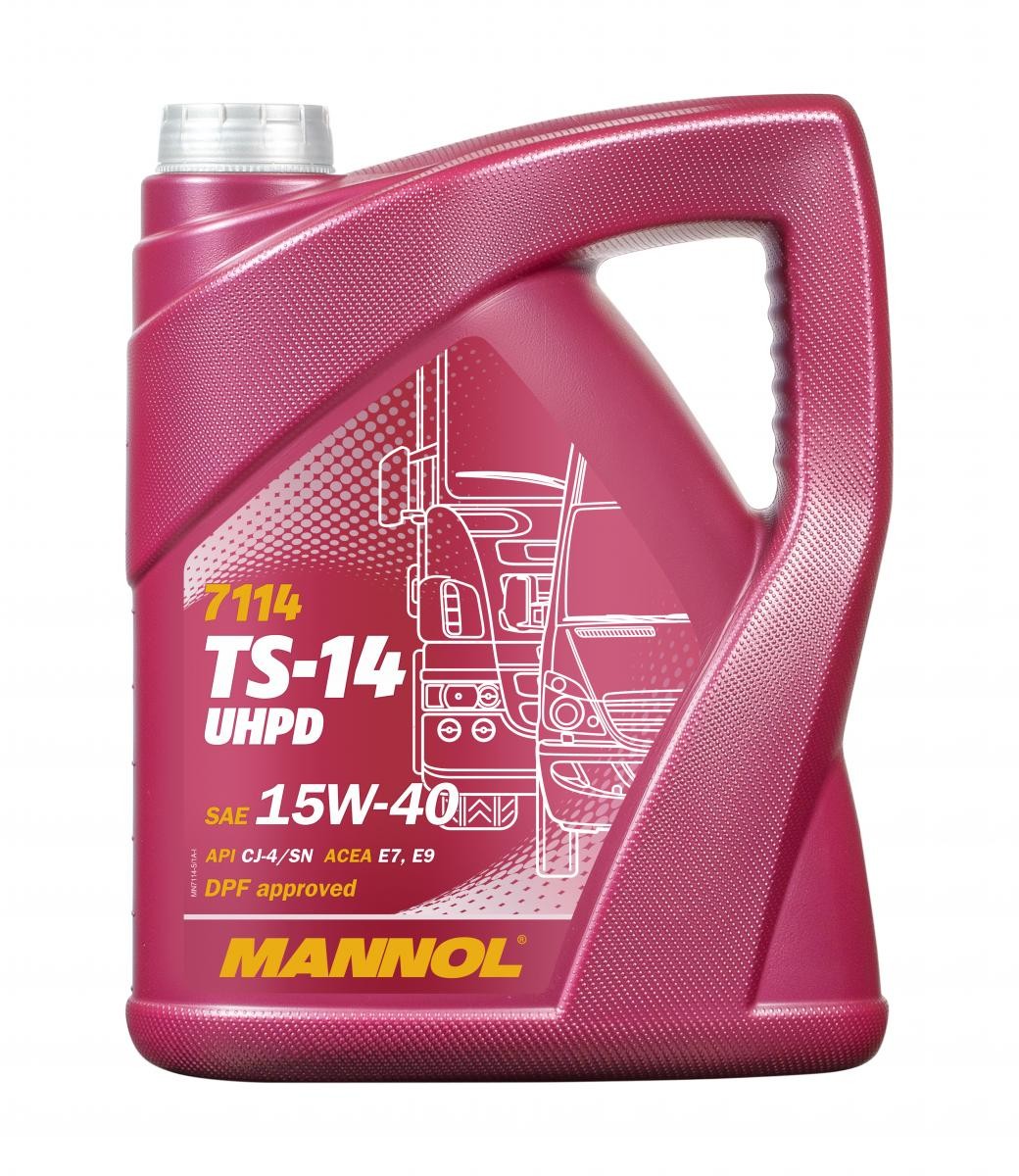 Aceite para motor 15W 40 longlife gasolina - MN7114-5 MANNOL TS-14, UHPD