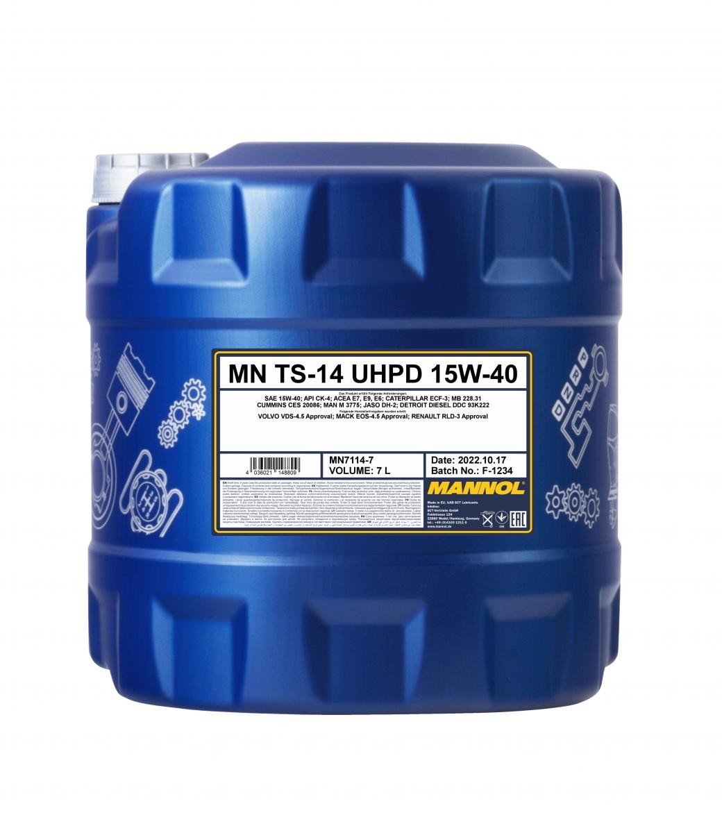 MANNOL MN7114-7 Motoröl für DAF LF 55 LKW in Original Qualität
