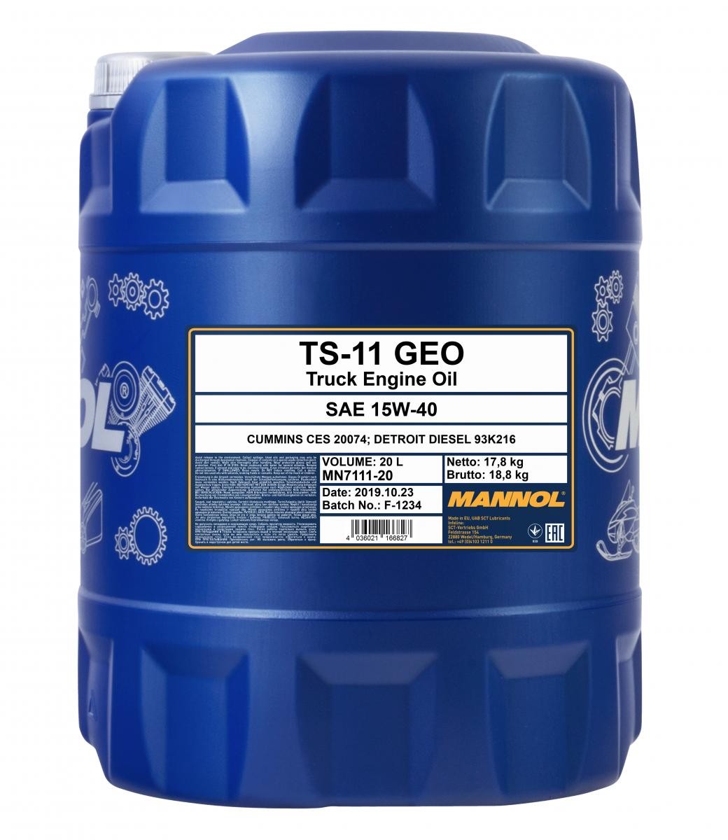MN7111-20 MANNOL Motoröl für GINAF online bestellen