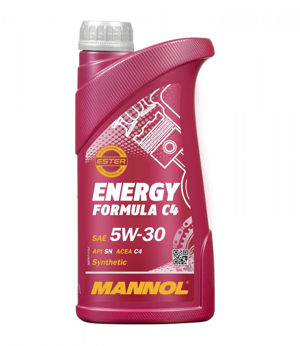 MANNOL ENERGY, FORMULA C4 MN7917-1 Engine oil 5W-30, 1l, Synthetic Oil