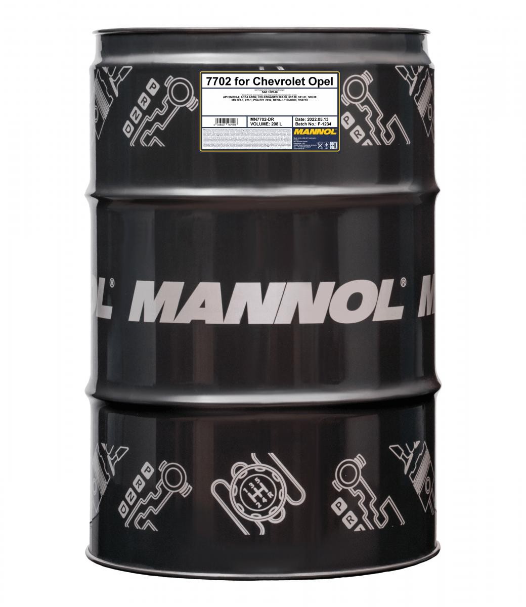 MANNOL O.E.M. 10W-40, 208l, Part Synthetic Oil Motor oil MN7702-DR buy