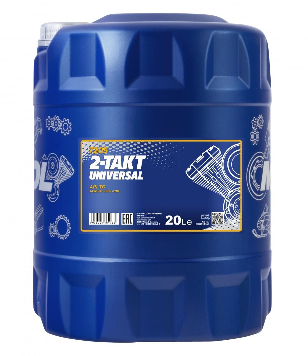 Engine Oil MANNOL MN7205-20 SRX Motorcycle Moped Maxi scooter