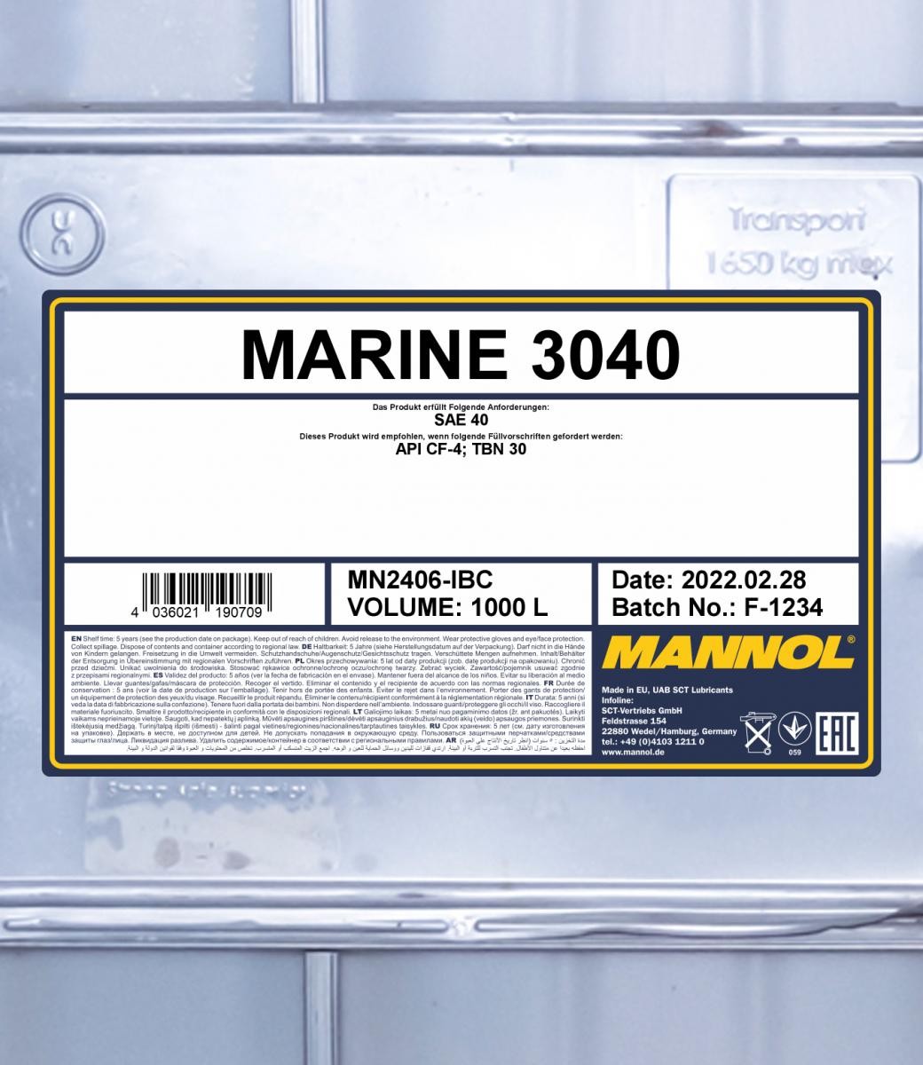 MANNOL Engine oil MN2406-IBC