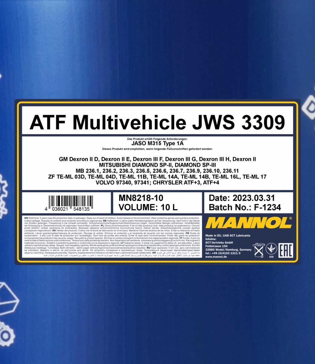 MANNOL Automatic transmission fluid MN8218-10