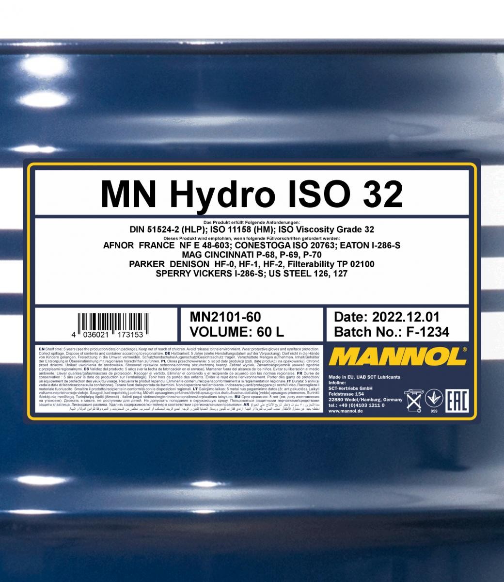 MANNOL Central Hydraulic Oil MN2101-60