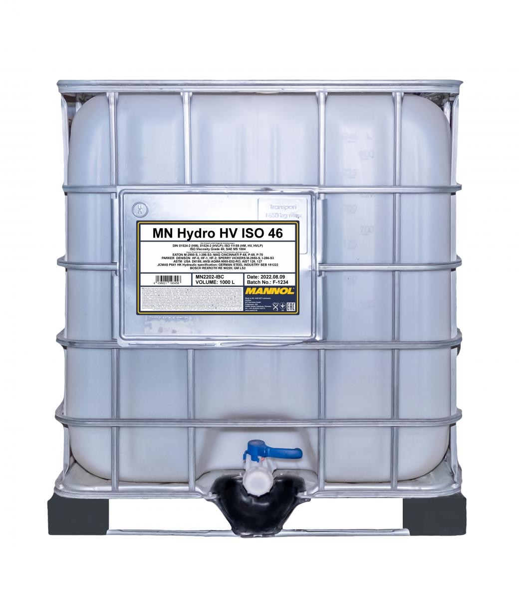 MANNOL Hydro HV ISO 46 Zentralhydrauliköl MN2202-IBC kaufen
