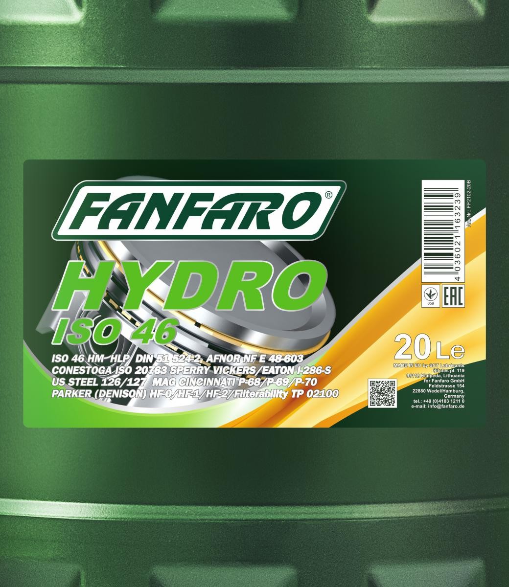 FANFARO Hydrauliköl FF2102-20