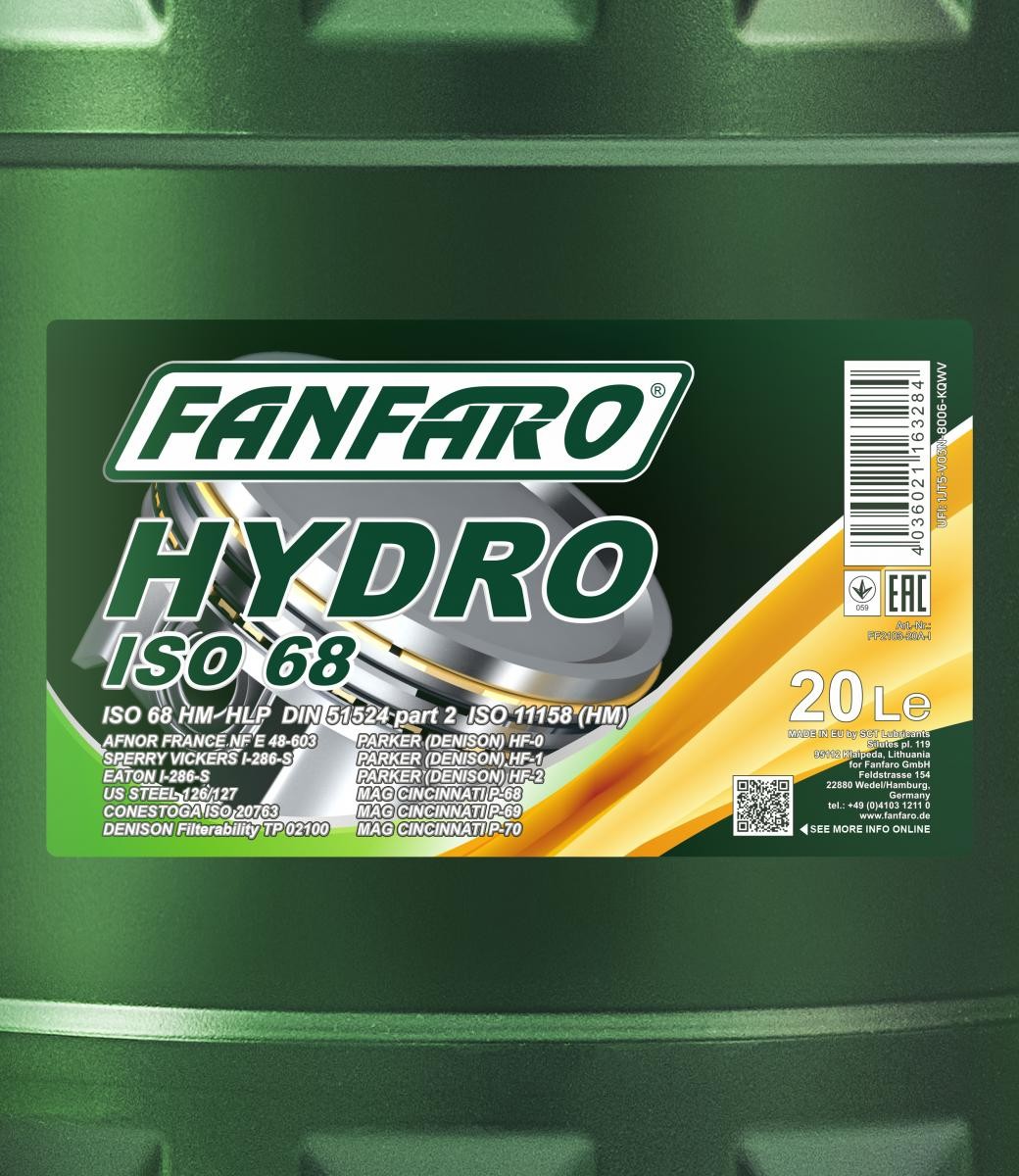 FANFARO Hydrauliköl FF2103-20