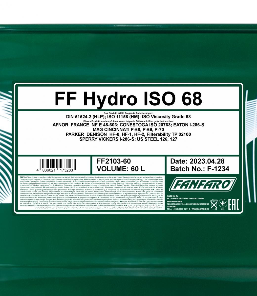 FANFARO Hydrauliköl FF2103-60
