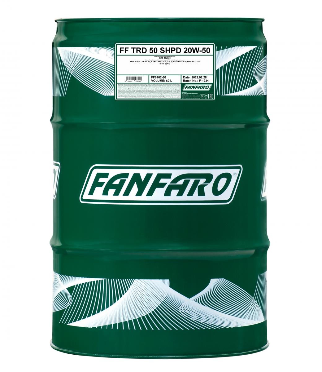 FANFARO FF6102-60 Motoröl für MERCEDES-BENZ NG LKW in Original Qualität