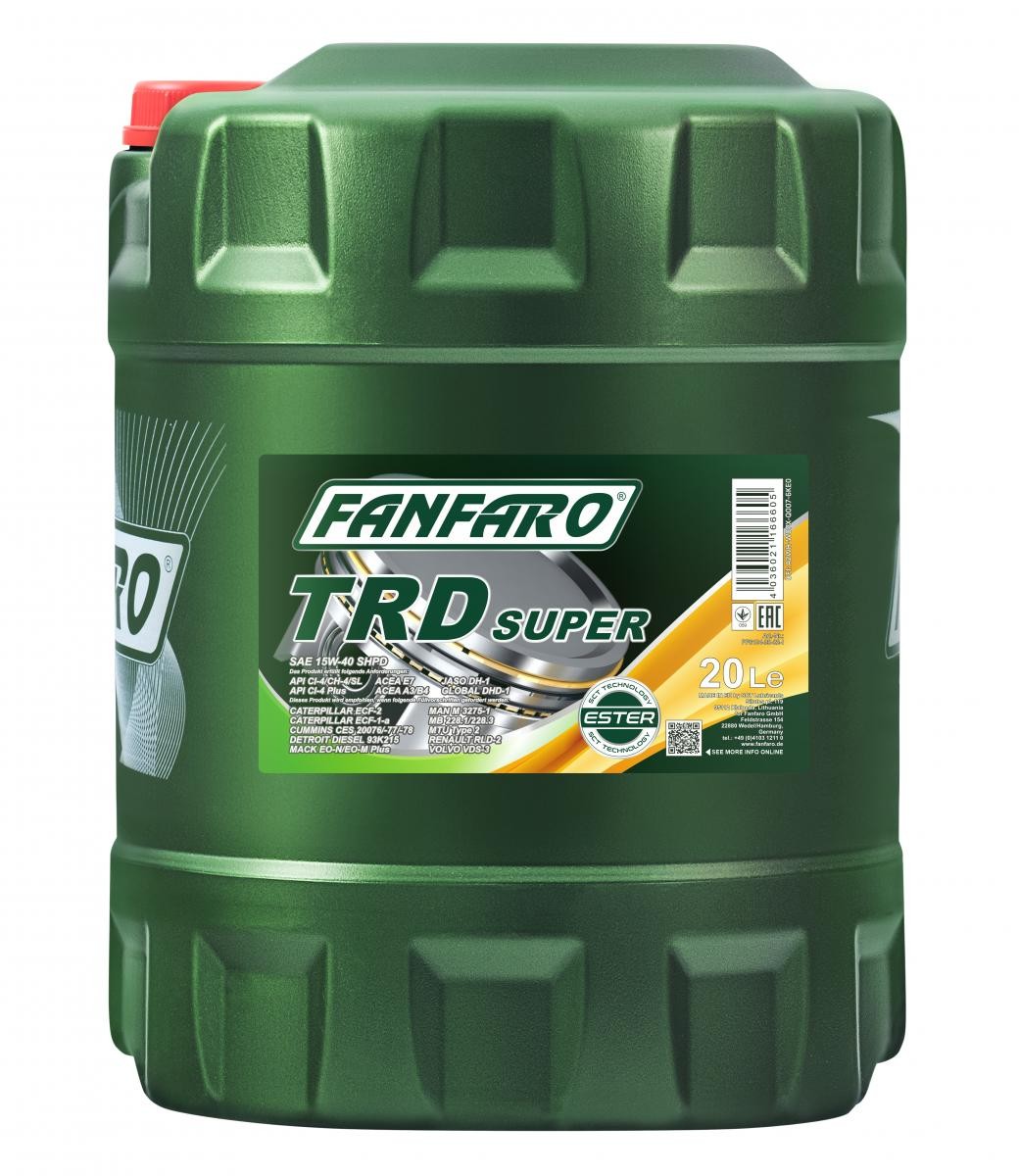 FANFARO FF6104-20 Motoröl für MERCEDES-BENZ LK/LN2 LKW in Original Qualität