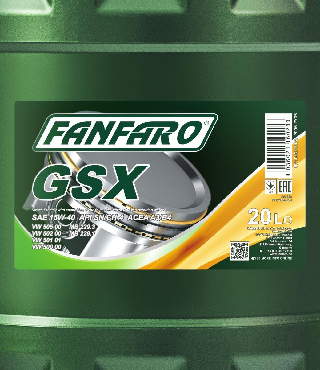FANFARO Motoröl FF6401-20