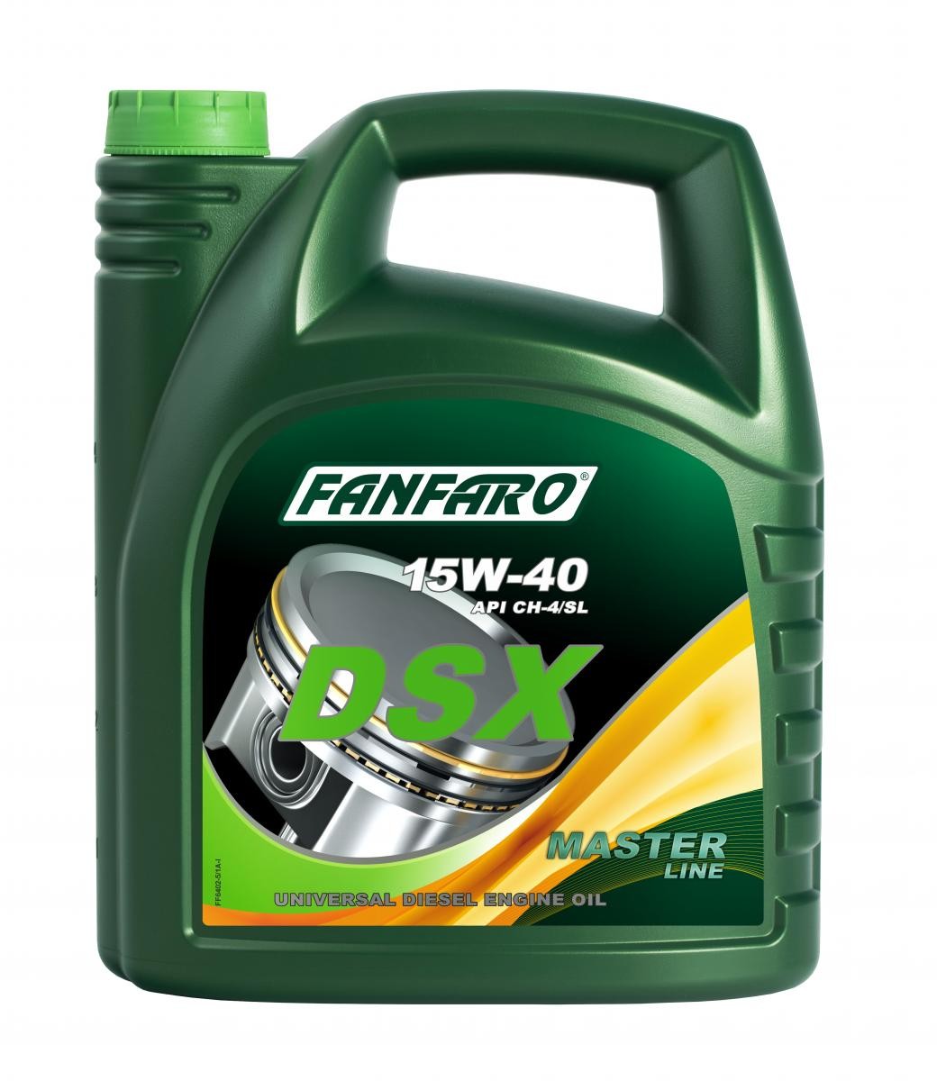 Motor oil FANFARO 15W-40, 5l, Mineral Oil longlife FF6402-5