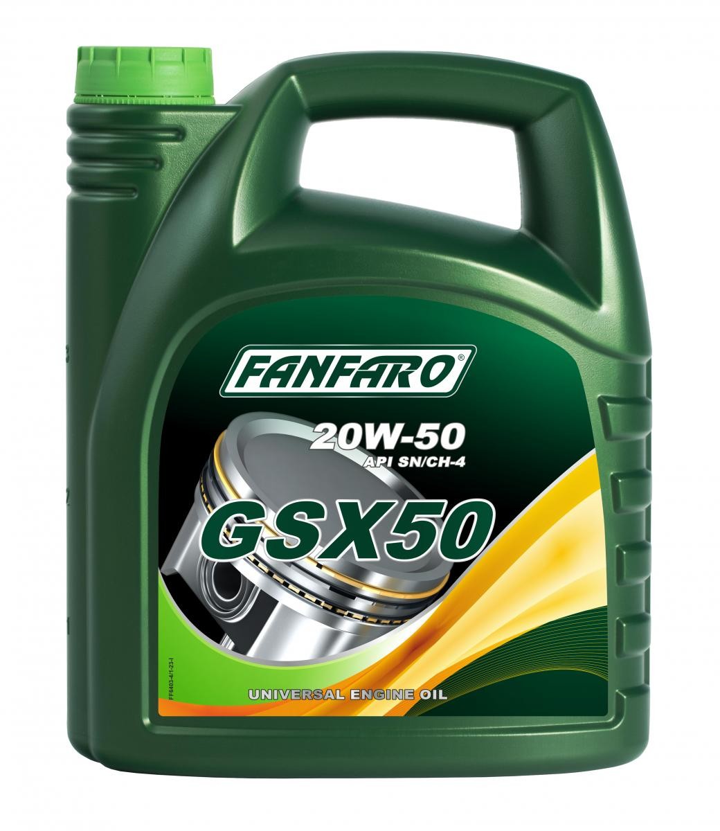 Motor oil FANFARO 20W-50, 4l, Mineral Oil longlife FF6403-4