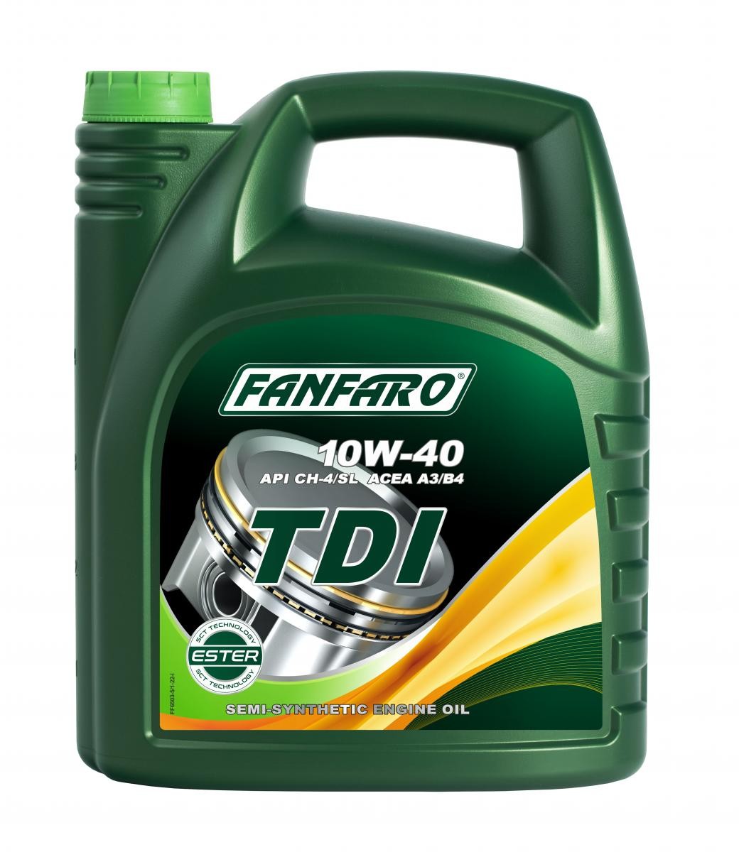 Comprar Aceite de motor para coche FANFARO FF6503-5 Master Line, TDI 10W-40, 5L, aceite parcialmente sintético