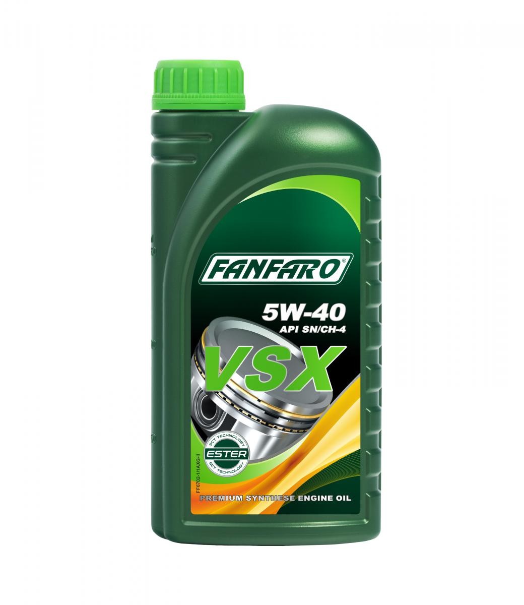 FANFARO Expert Line, VSX FF6702-1 Engine oil 5W-40, 1l, Synthetic Oil
