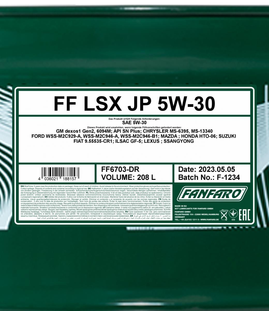 FANFARO Motoröl FF6703-DR