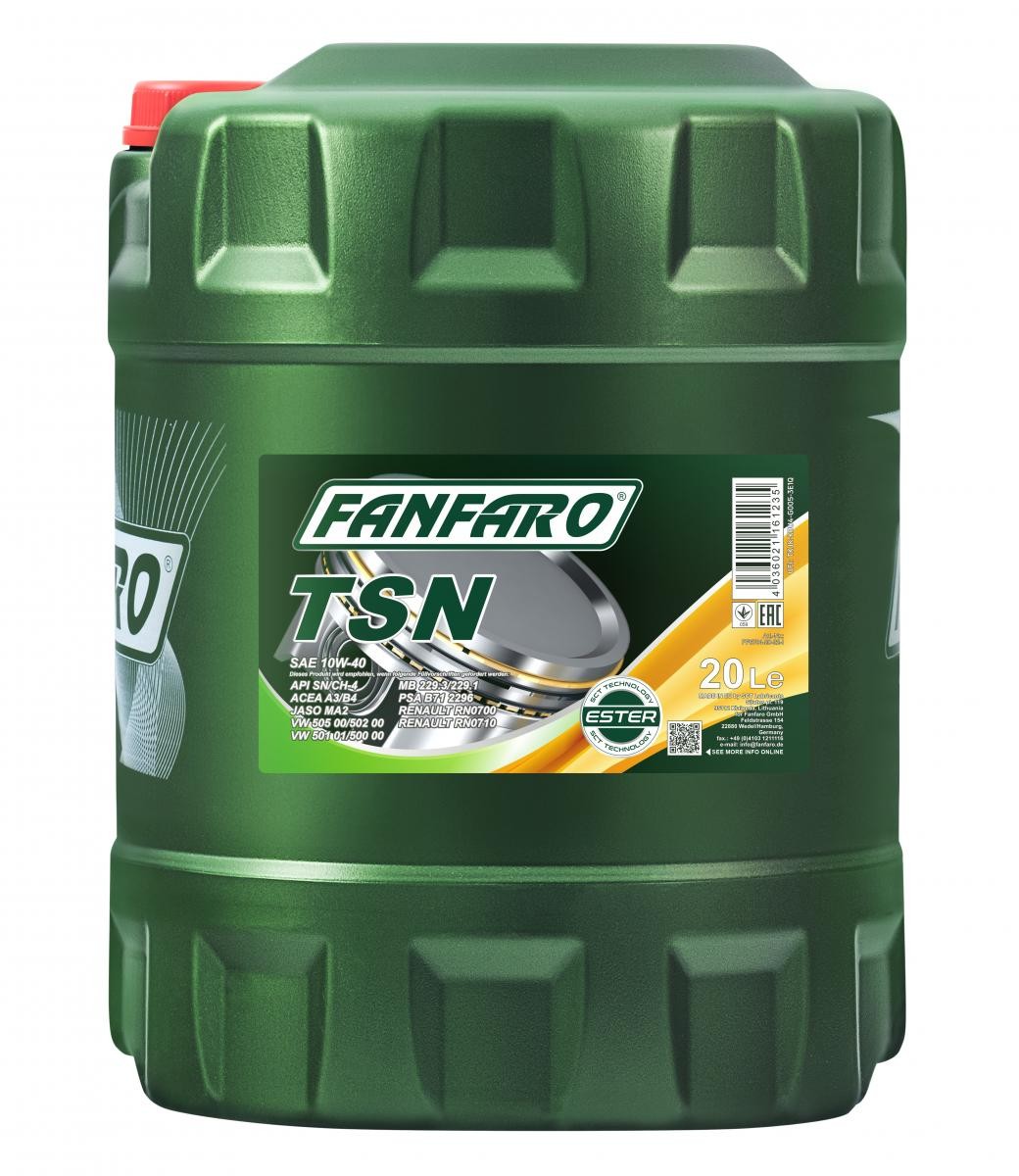 Great value for money - FANFARO Engine oil FF6704-20