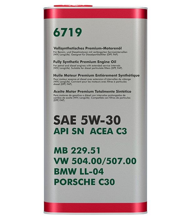 Car oil FANFARO 5W-30, 5l longlife FF6719-5ME