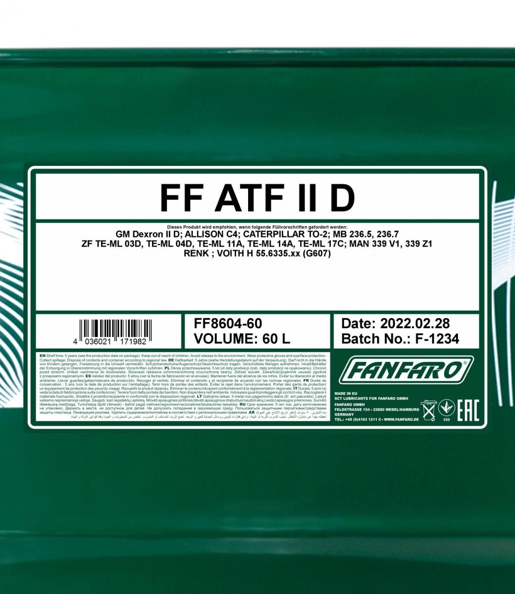 FANFARO Automatic transmission fluid FF8604-60