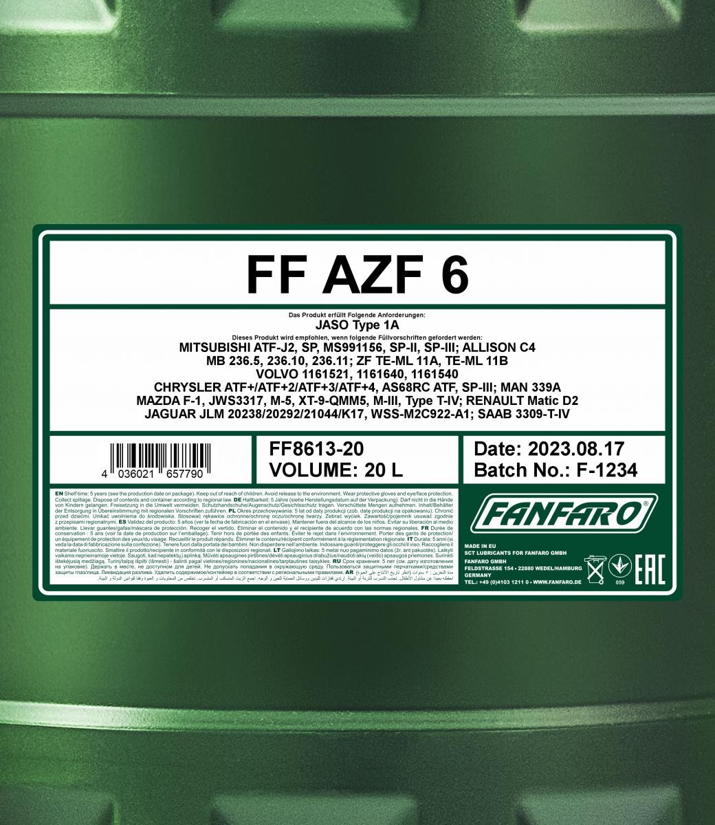 FANFARO Automatic transmission fluid FF8613-20