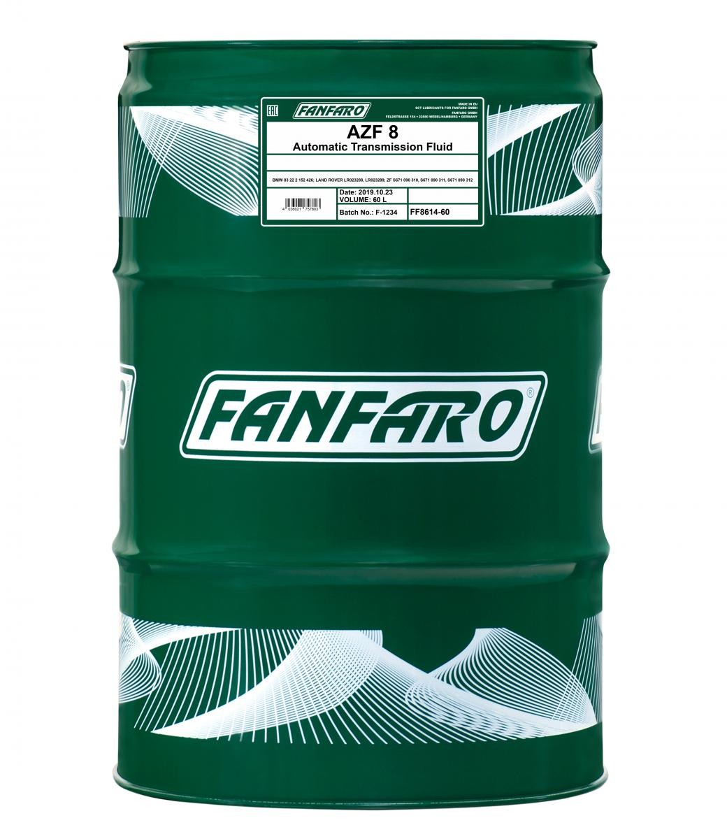 FANFARO AZF 8 FF8614-60 Automatic transmission fluid ATF AZF 8, 60l