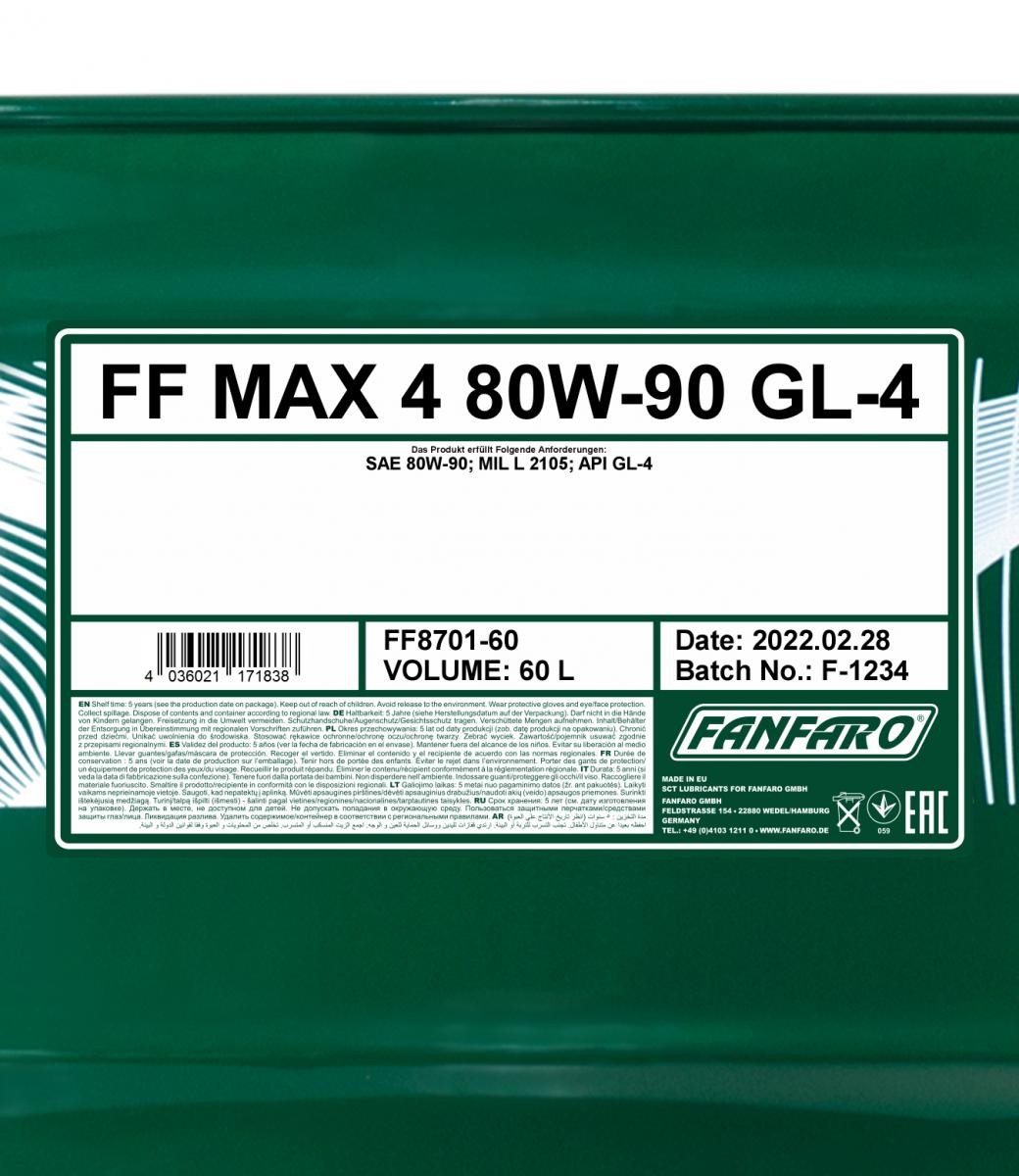 FANFARO Versnellingsbakolie FF8701-60