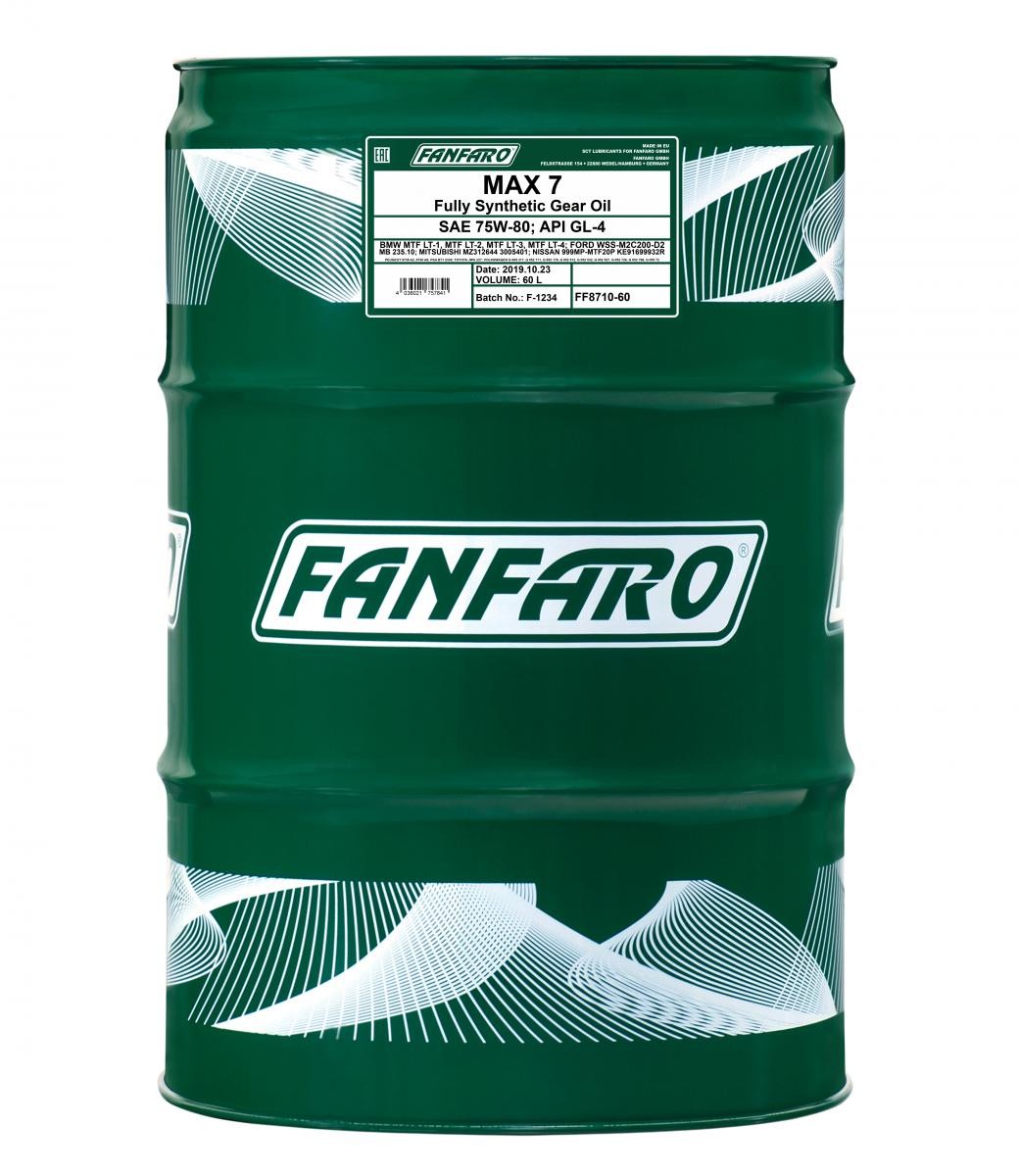 FF8710-60 FANFARO Schaltgetriebeöl für MULTICAR online bestellen
