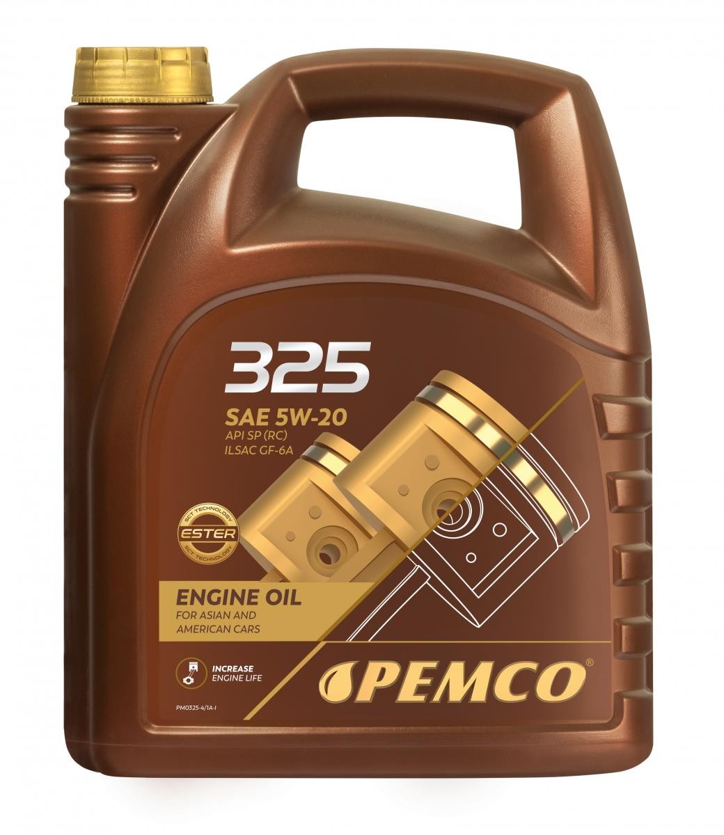 Buy Car oil PEMCO diesel PM0325-4 iDRIVE 300, iDRIVE 325 5W-20, 4l, Synthetic Oil