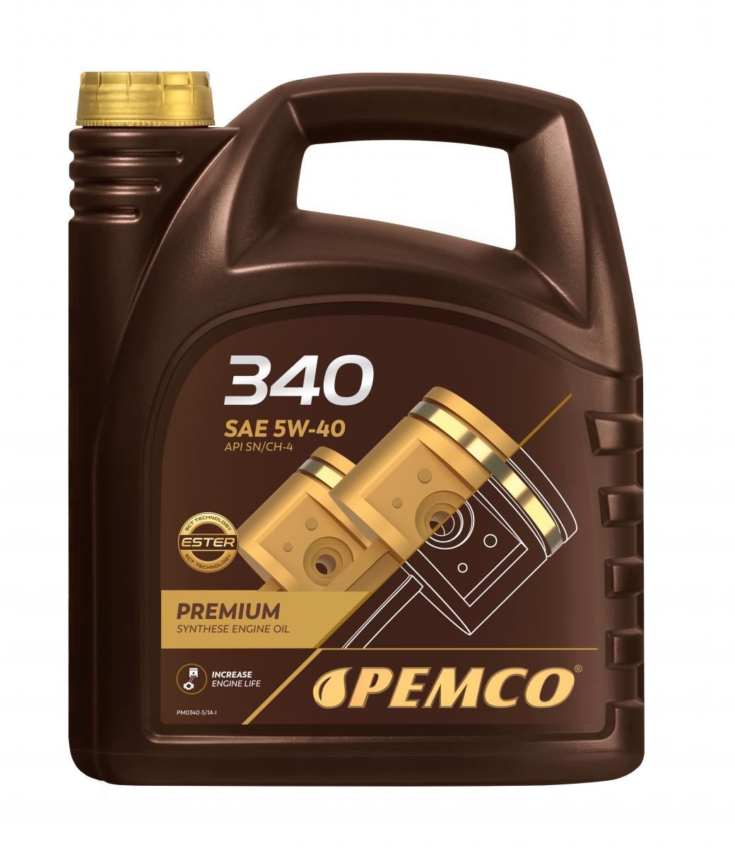 Engine oil PEMCO 5W-40, 5l, Synthetic Oil longlife PM0340-5
