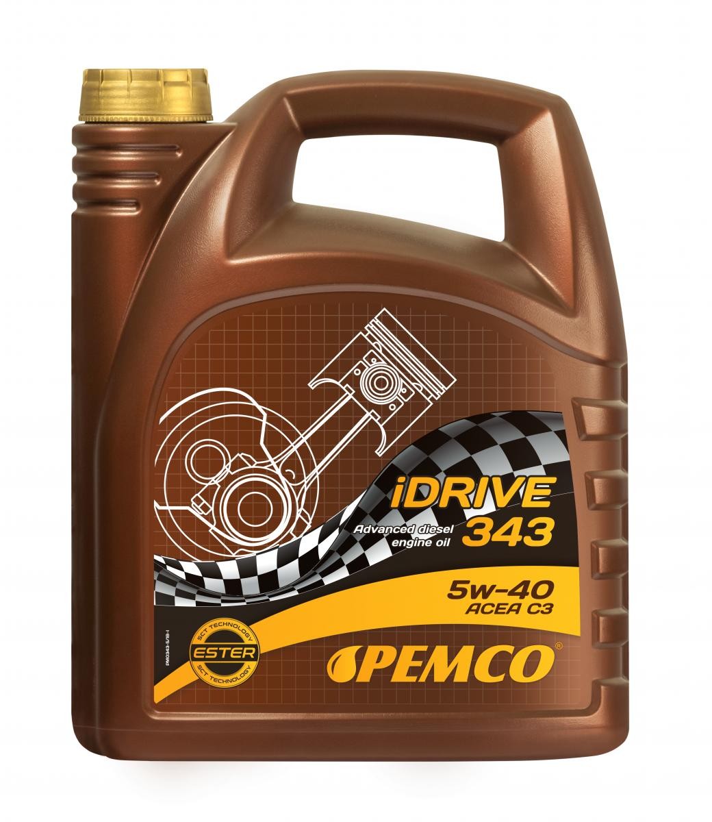 Auto oil PEMCO 5W-40, 5l, Synthetic Oil longlife PM0343-5